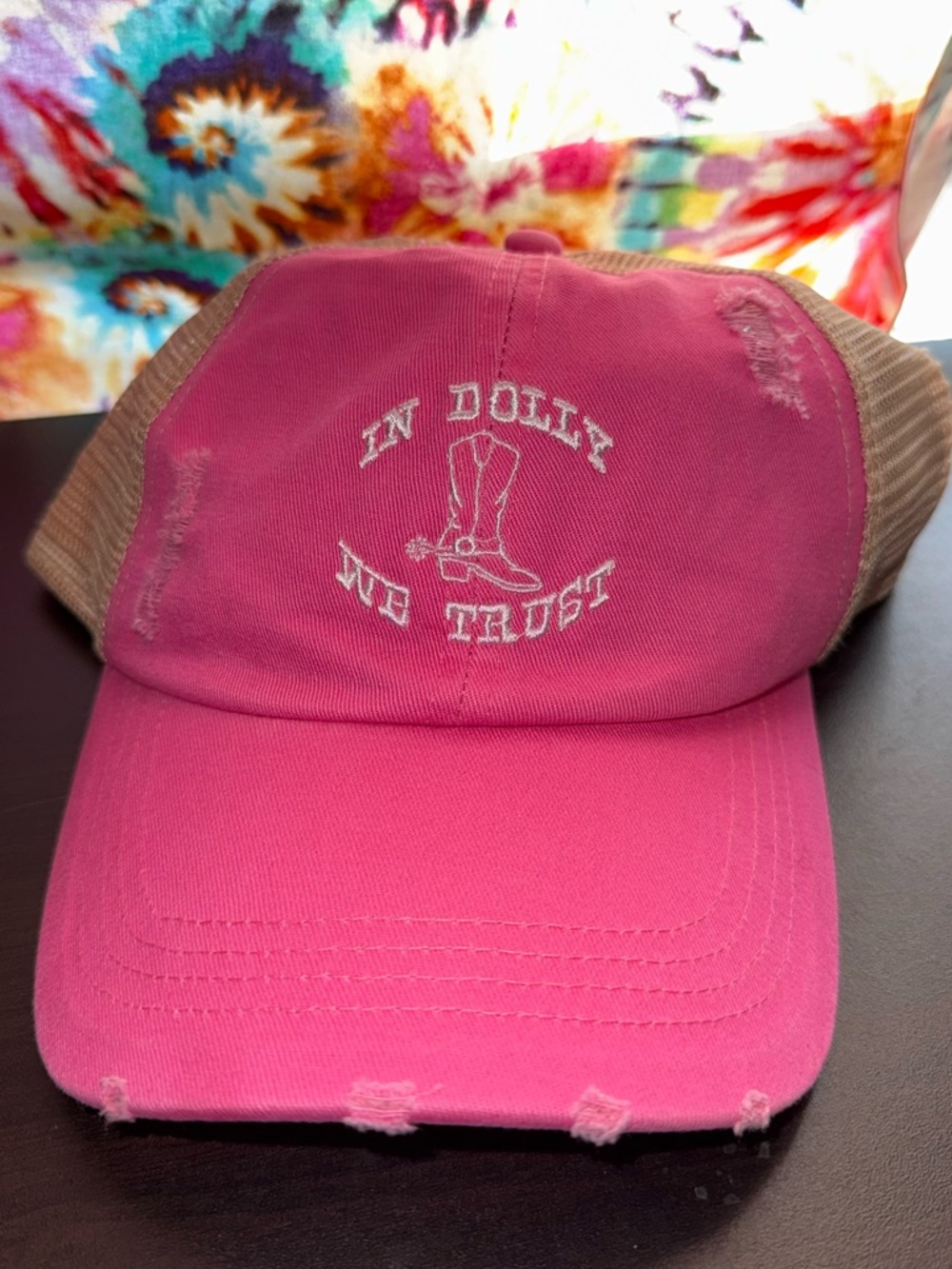 “In Dolly We Trust” Trucker Style Ballcap